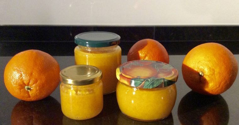 Orangen – Marmelade mit Whiskey und winterlichen Gewürzen